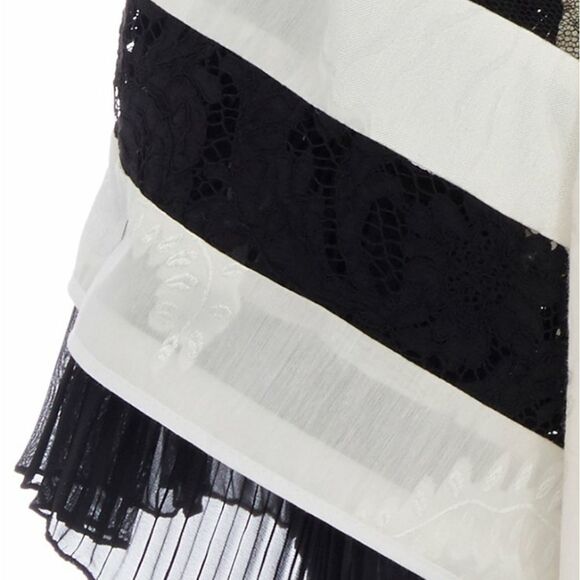 Adam Lippes Dress Silk Cotton Jacquard Mini Sz XS 0 - Picture 6 of 7